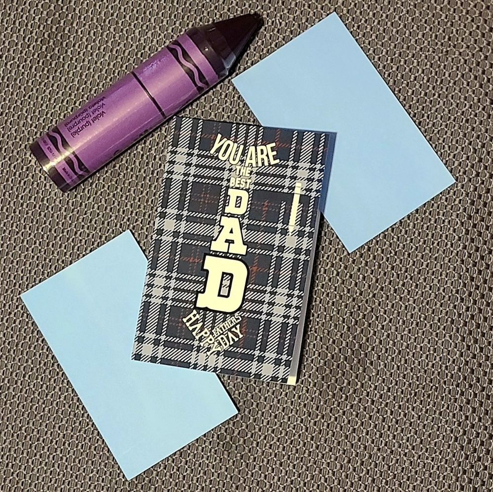 Suit and tie father day card